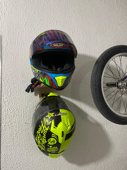 Soporte para casco de moto